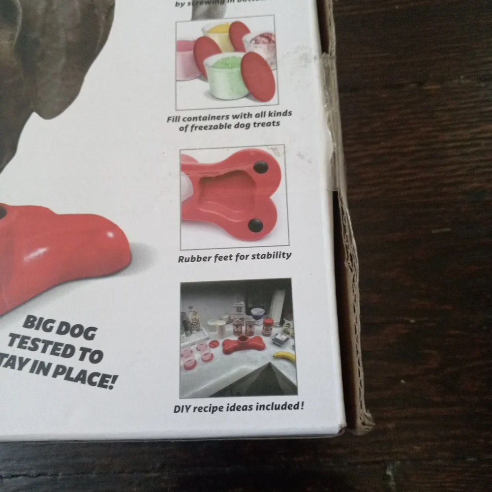 NEW GoSports Pupscream Parlor Non-Slip Frozen Dog Treat Ice Cream Holder No Mess